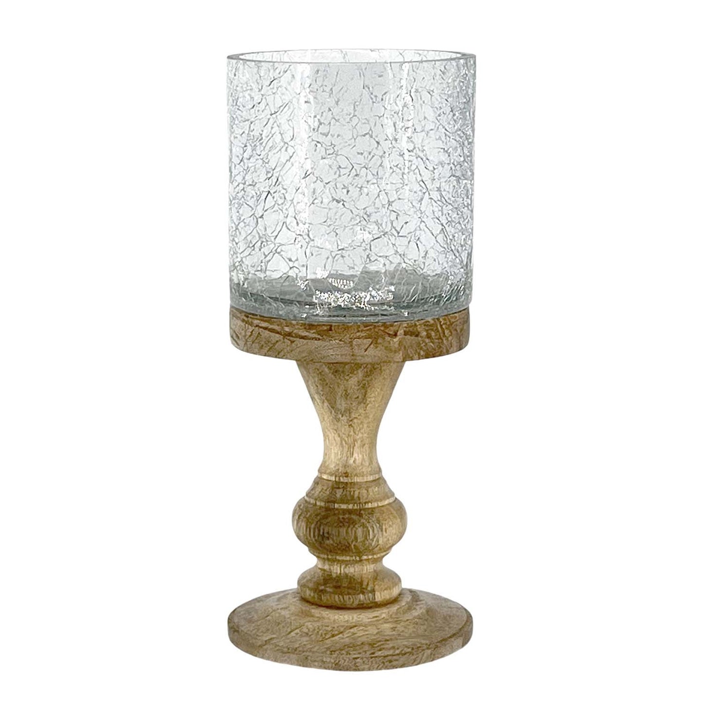 Large Hurricane Glass on Stand