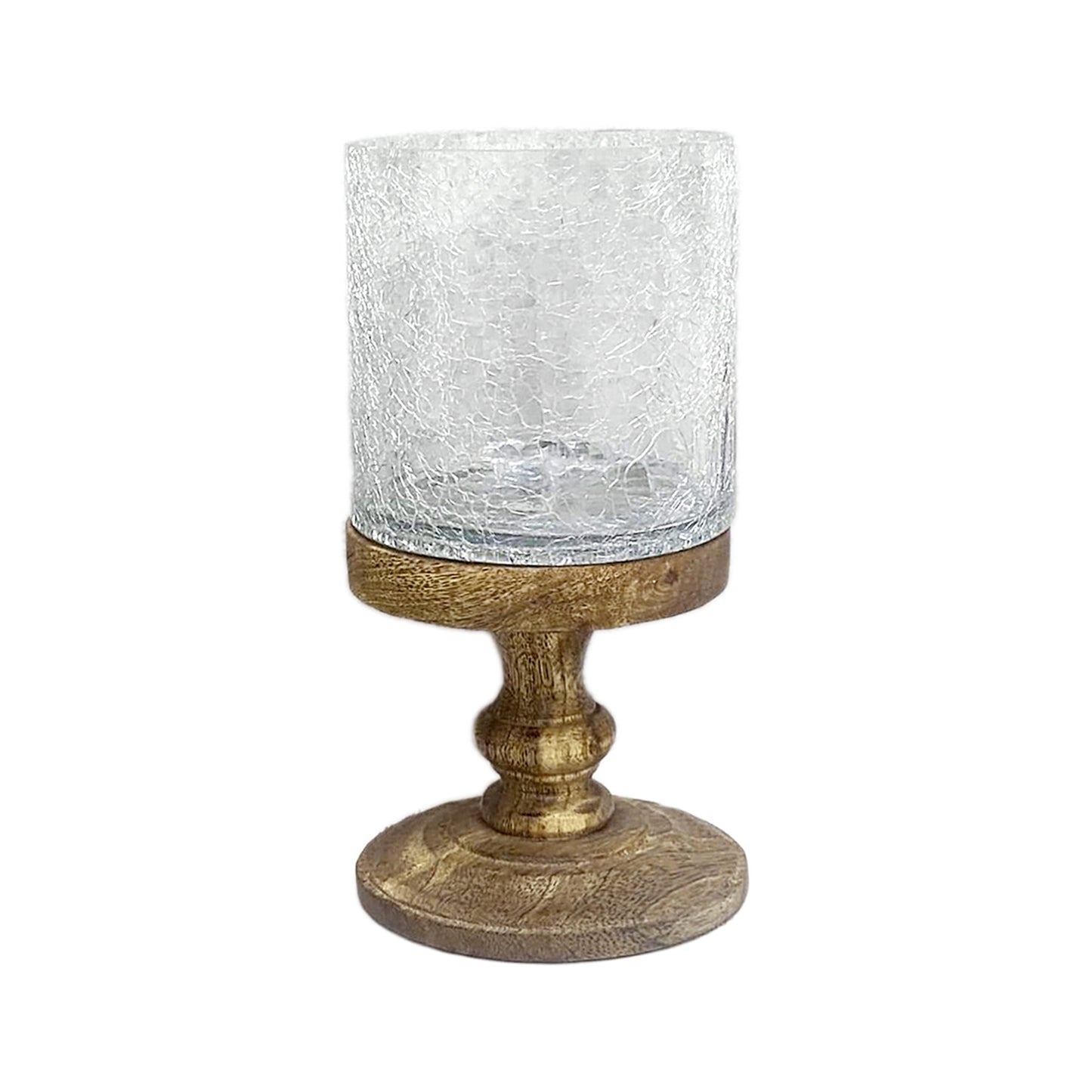 Small Hurricane Glass on Stand