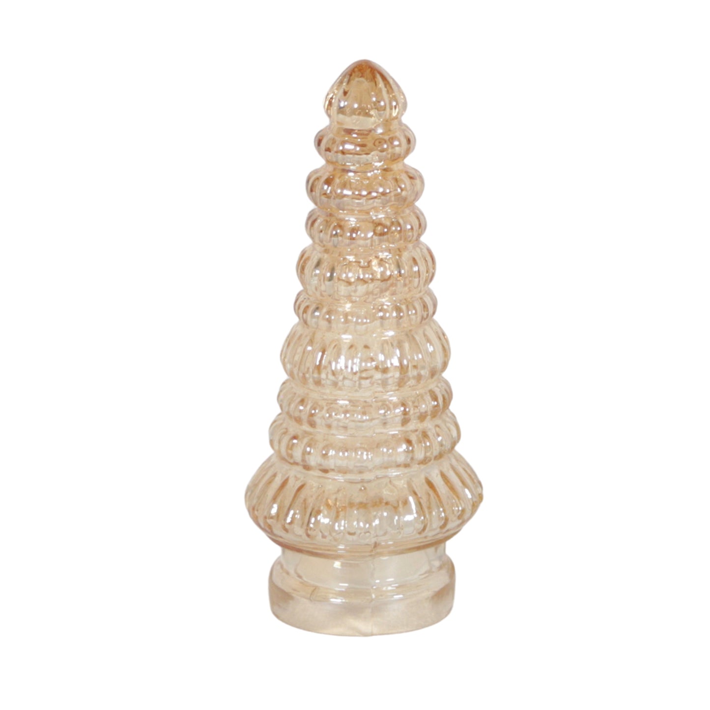 Golden Glass Tiered Tree