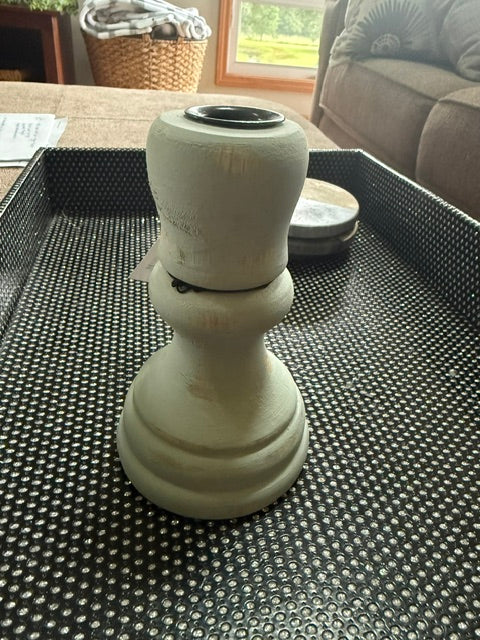 Sage Wood Taper Holder