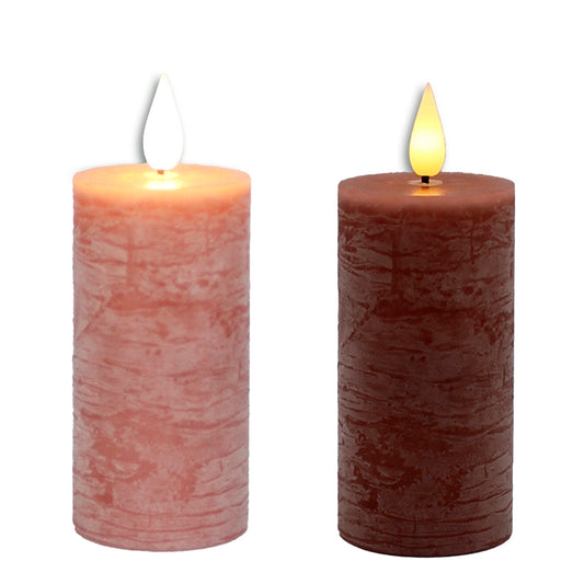 Pink LED Votive w/Timer