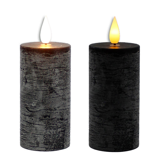 Black LED Votive w/Timer