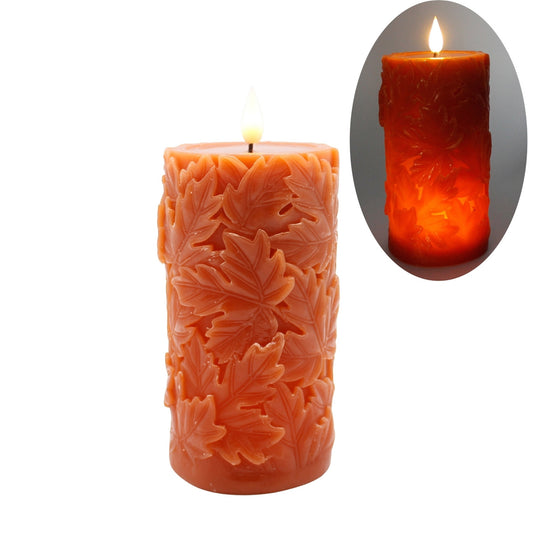 Large Orange LED Pillar