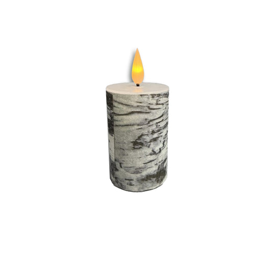 Birch LED Votive Candle w/Timer