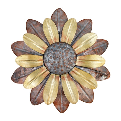 6" Bronze Metal Sunflower Magnet