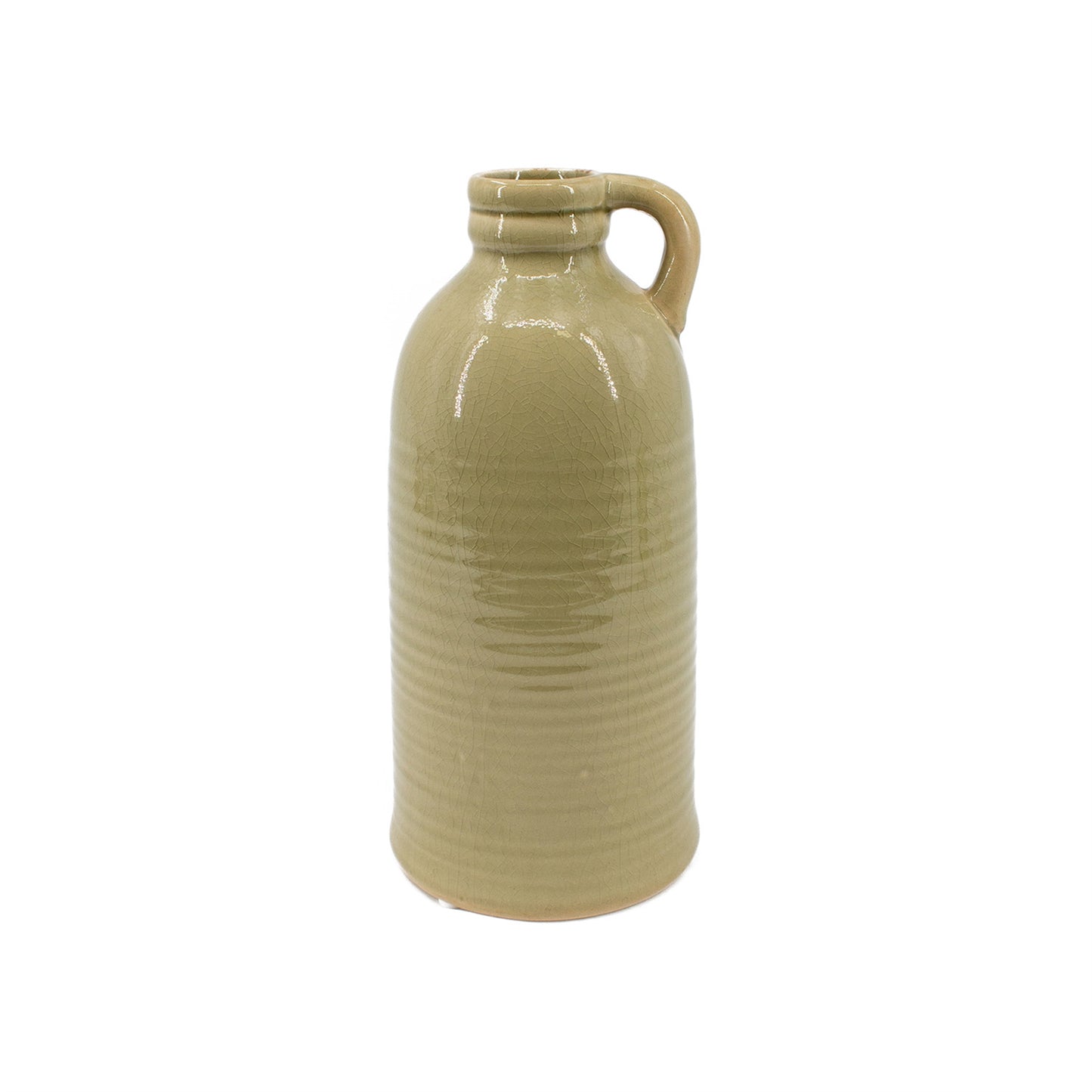 Tall Tan Porcelain Jug