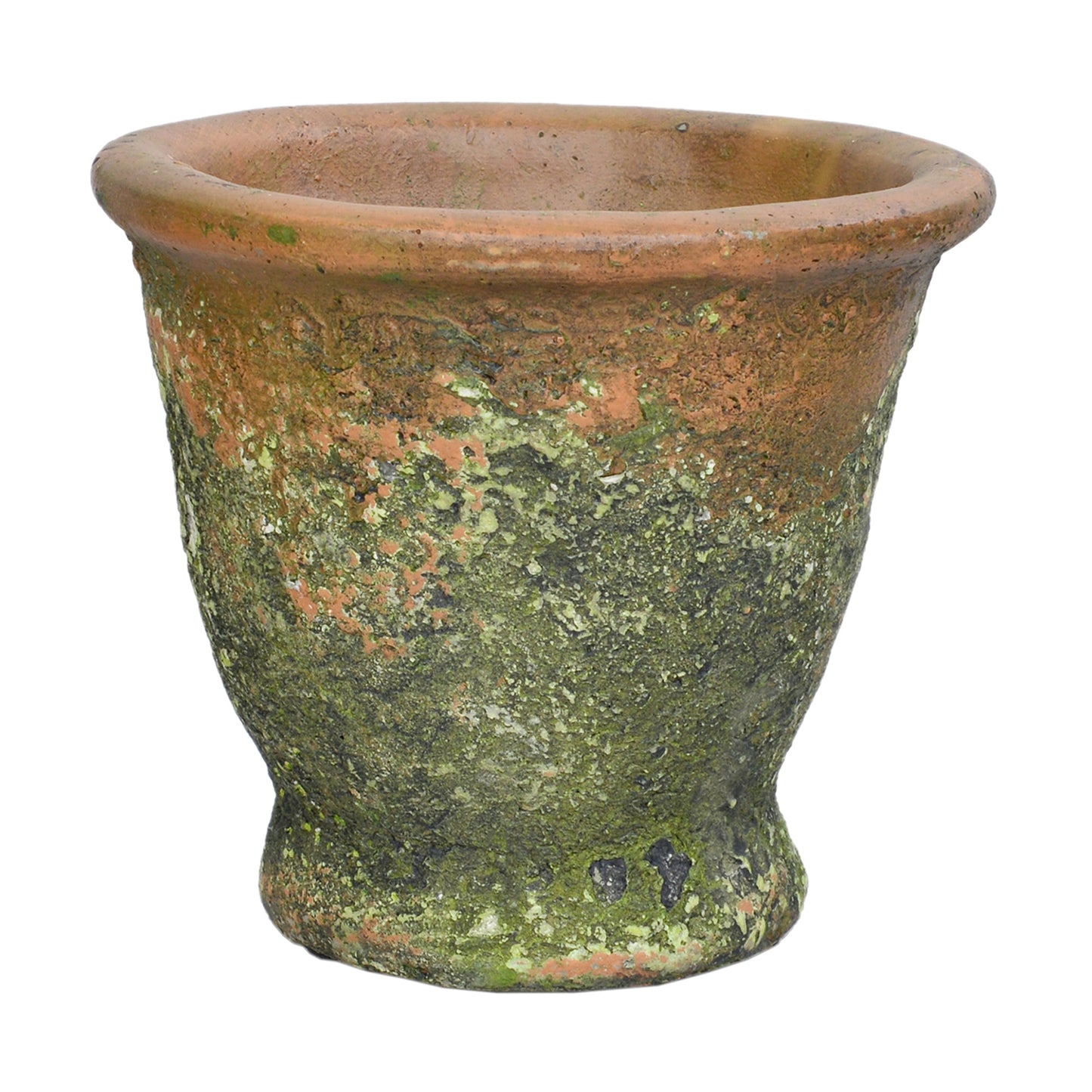 Rustic Green Flared Vase