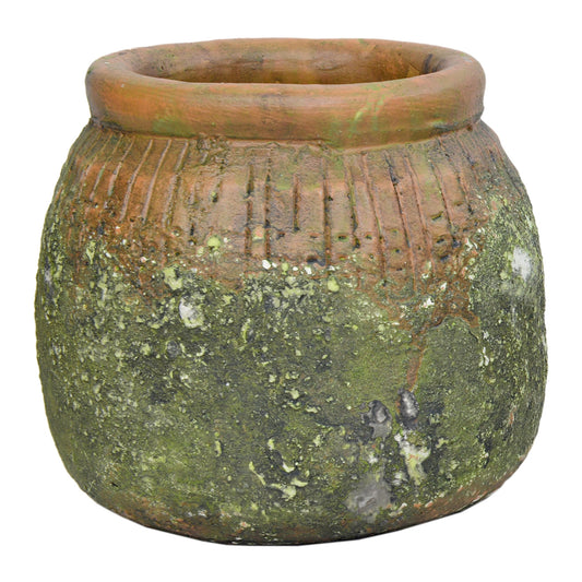 Rustic Green Vase