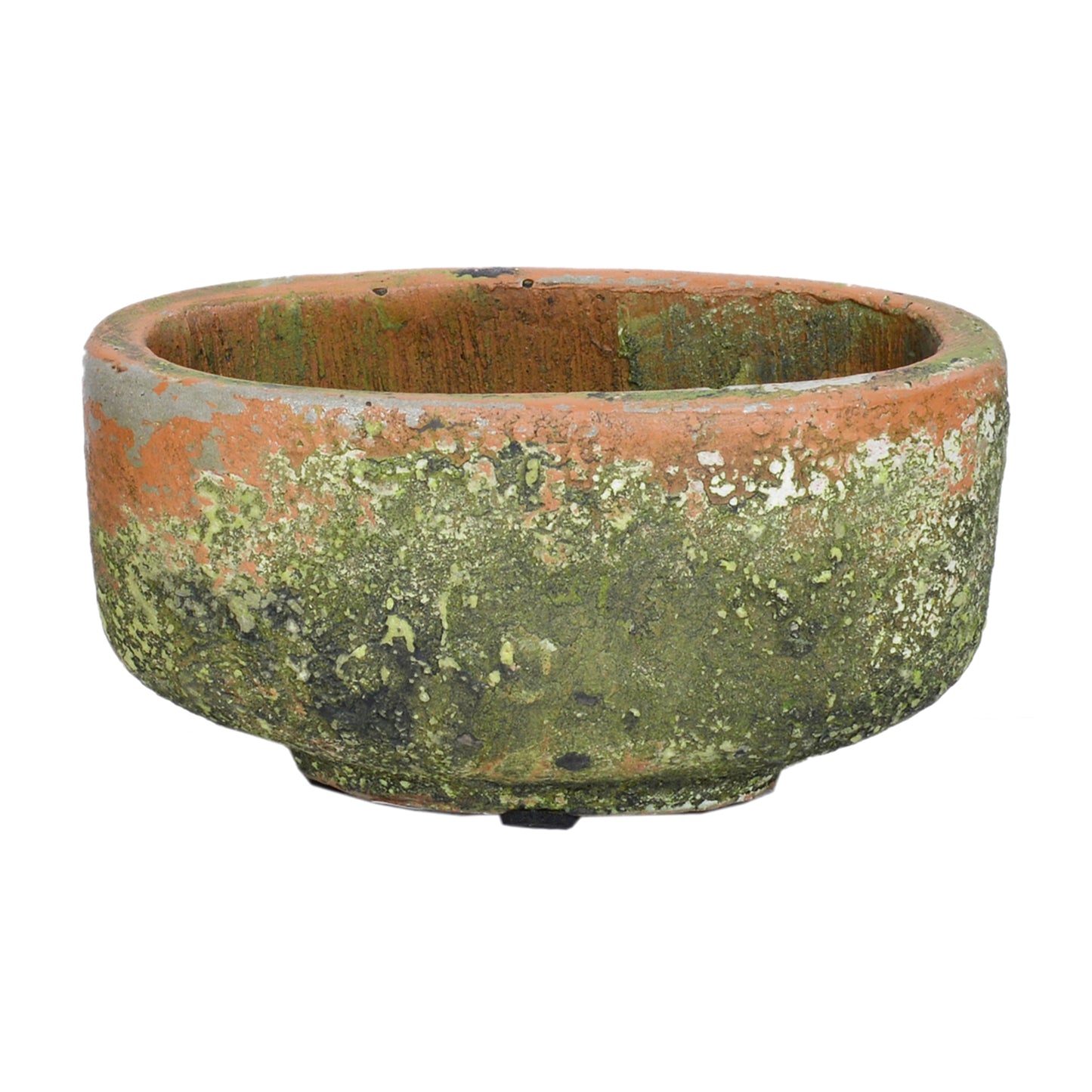 5" Oval Rustic Green Planter