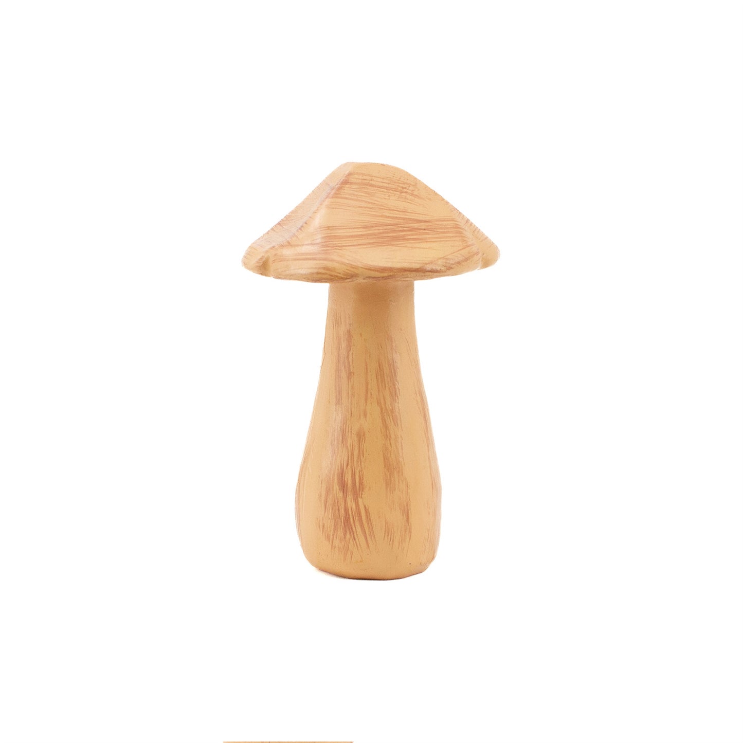 Tall Skinny Brown Resin Mushroom