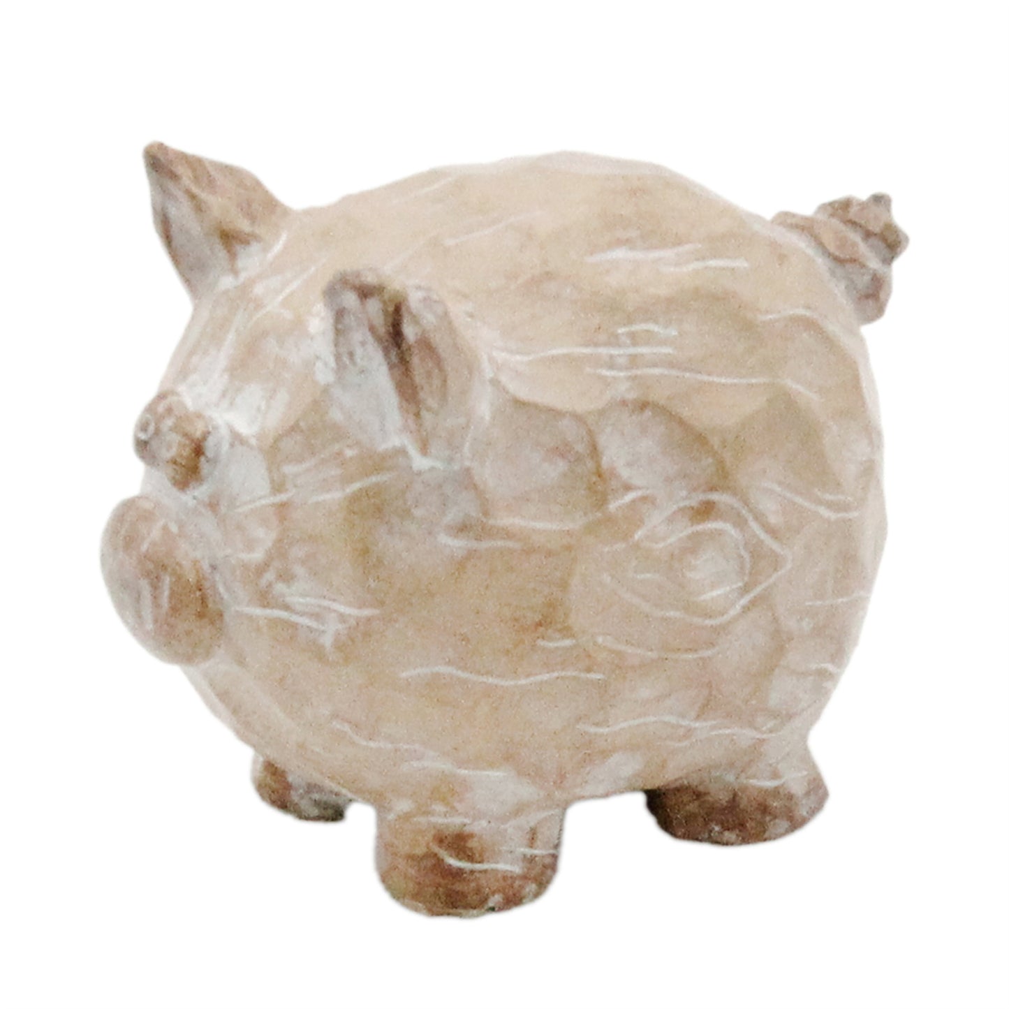 Carved Resin Pig