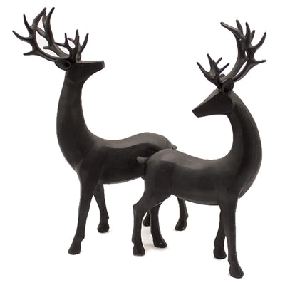 2 Asst Black Deer, sold ea