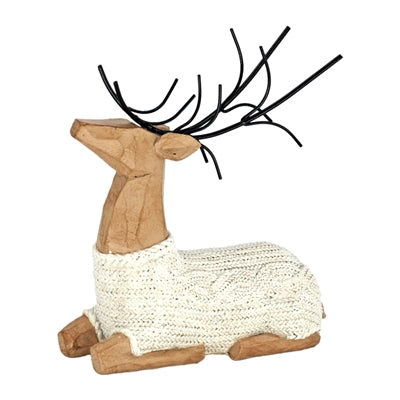 Resting Deer w/Sweater