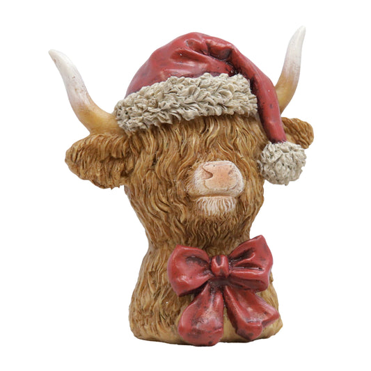 Santa Highlander Cow
