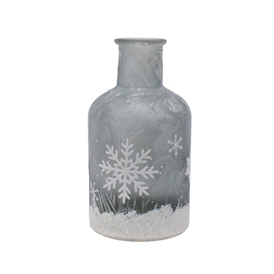 4.75" Snowflake Icy Jar