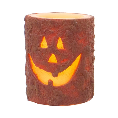 4" Pumpkin LED Candle