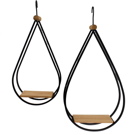 Set of 2 Teardrop Lanterns