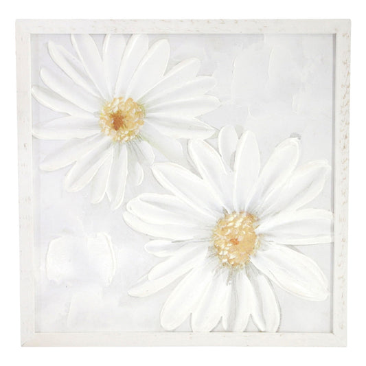 Square Double Daisy Sign