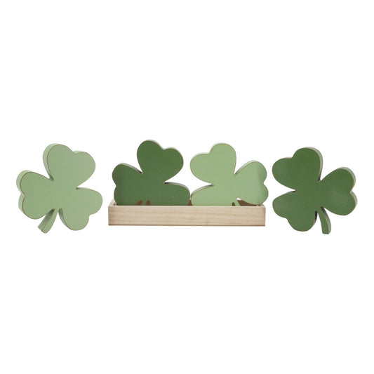 Set of 4 Green Shamrocks