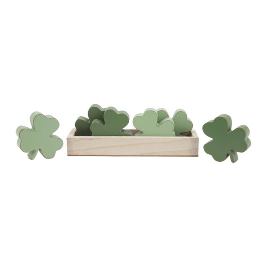 Set of 6 Green Shamrocks