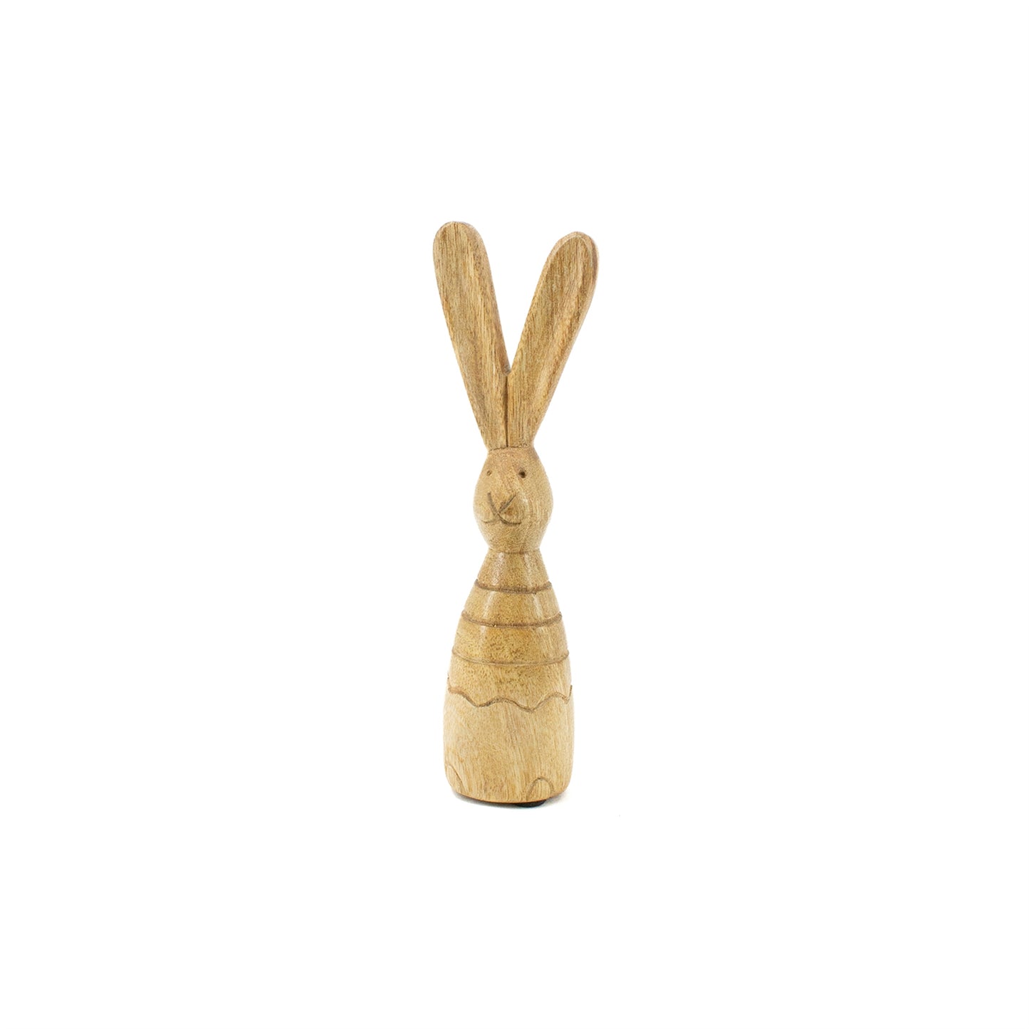 Wood Bunny Figurine