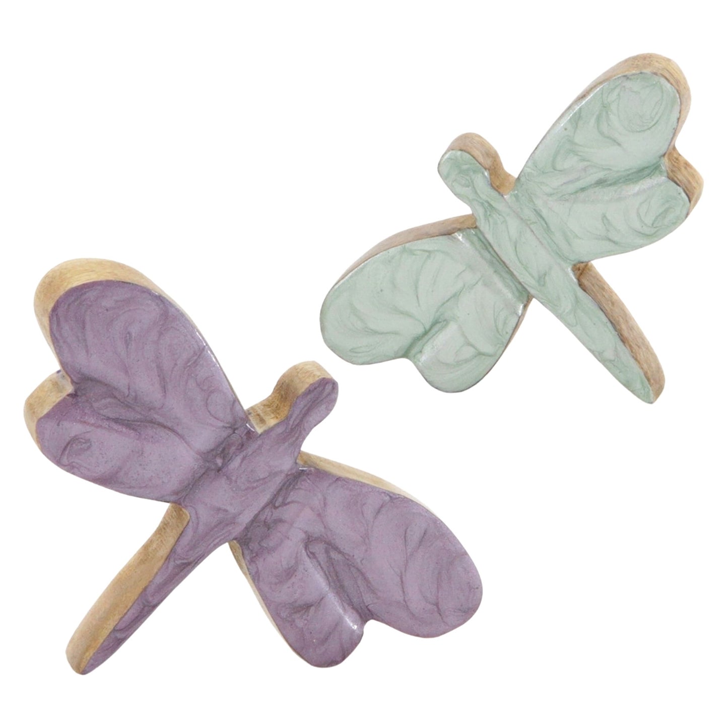 Set of 2 Enamel Dragonflies