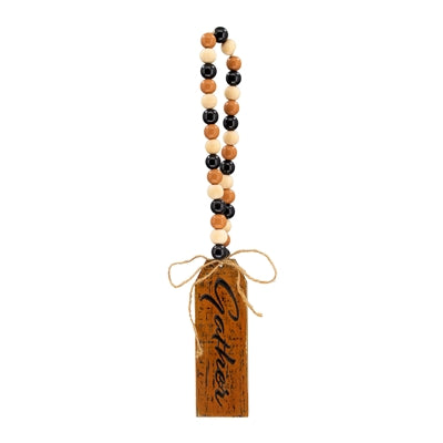 Gather Fall Beaded Tag Hanger