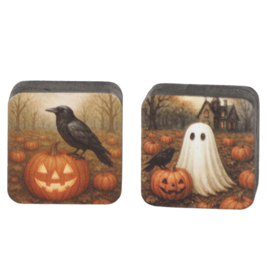 Set/2 Haunted Forest Mini Blocks