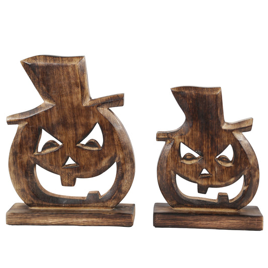 Set of 2 Jack O'Lantern Stands