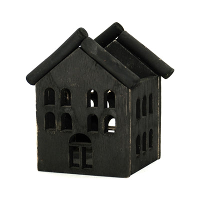 Black Wood House Box