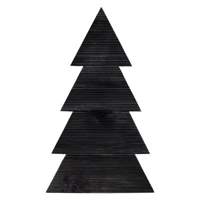 28" Black Ridged Wood Tree