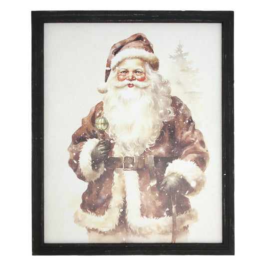 Bronze Santa Frame