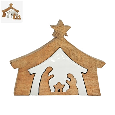 Wood Puzzle Nativity Block