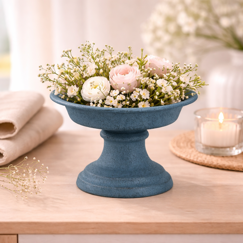 Indigo Metal Plate Stand