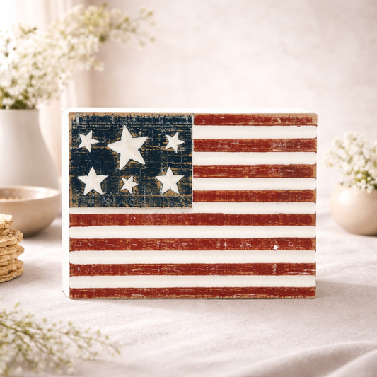 American Flag Block