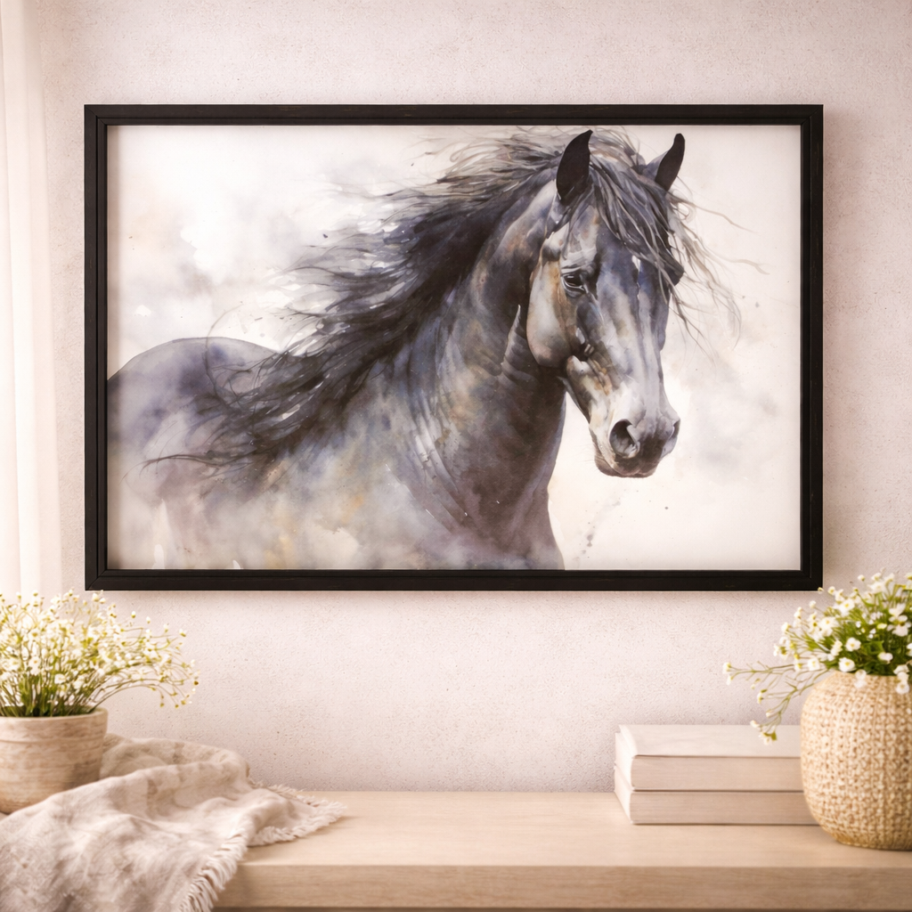 Black Horse Frame