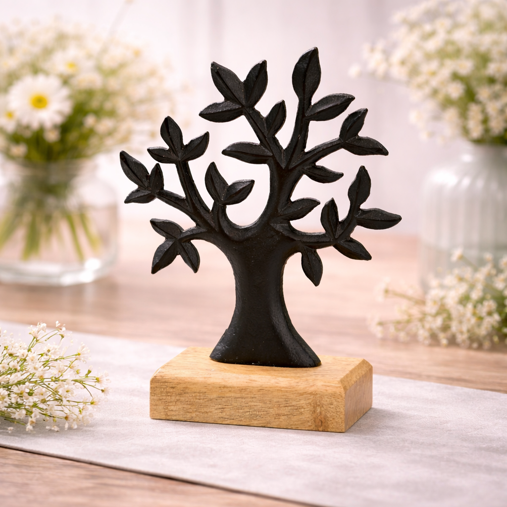 Metal Tree of Life on Stand
