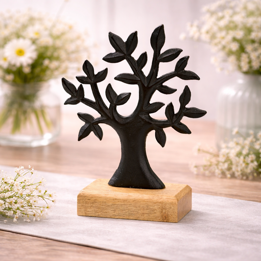 Metal Tree of Life on Stand