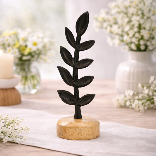 Metal Sprig on Stand 8"