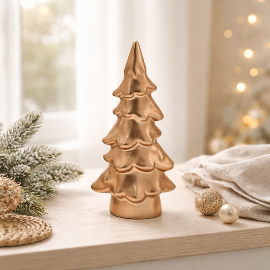 Short Bronze Porcelain Tree
