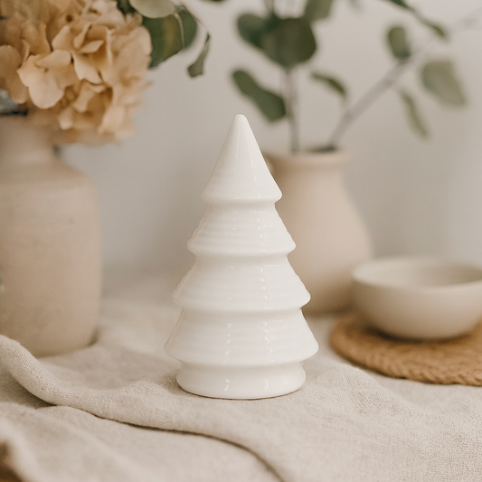 Short White Porcelain Tree
